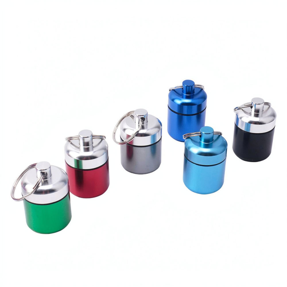 Tops - Pot de rangement compact en aluminium,