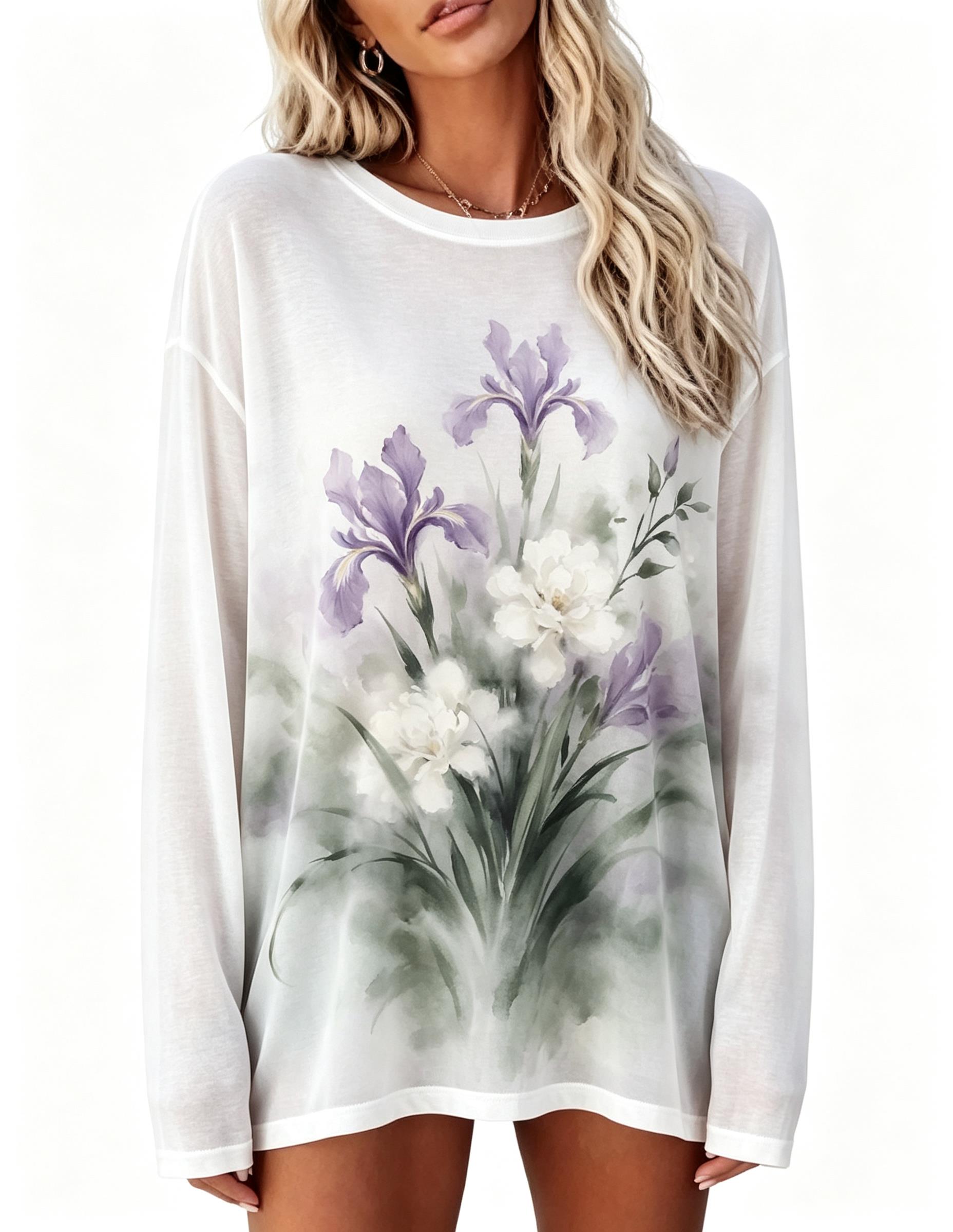 T-shirt à manches longues pour - Blouses avis et prix