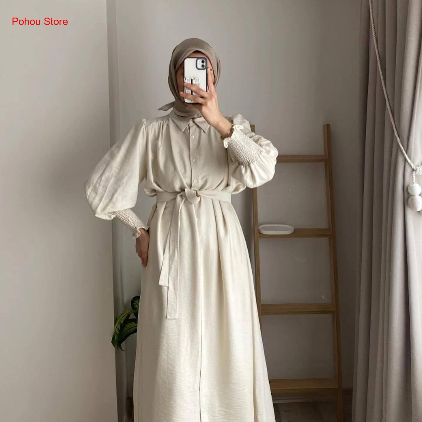Robe chemise style coréen pour - Korean Style A Line Shirt Dress avis et prix
