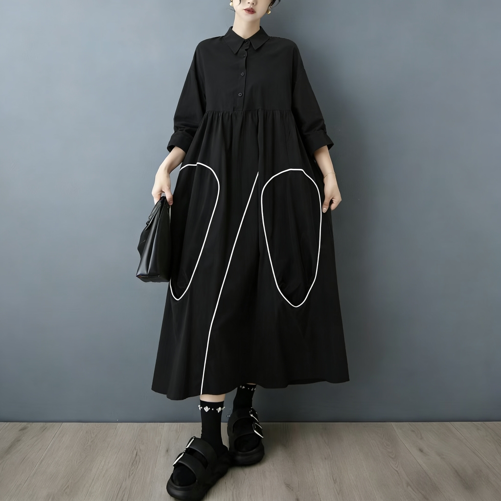 SuperAen, nouvelle collection  - Korean Style A Line Shirt Dress avis et prix