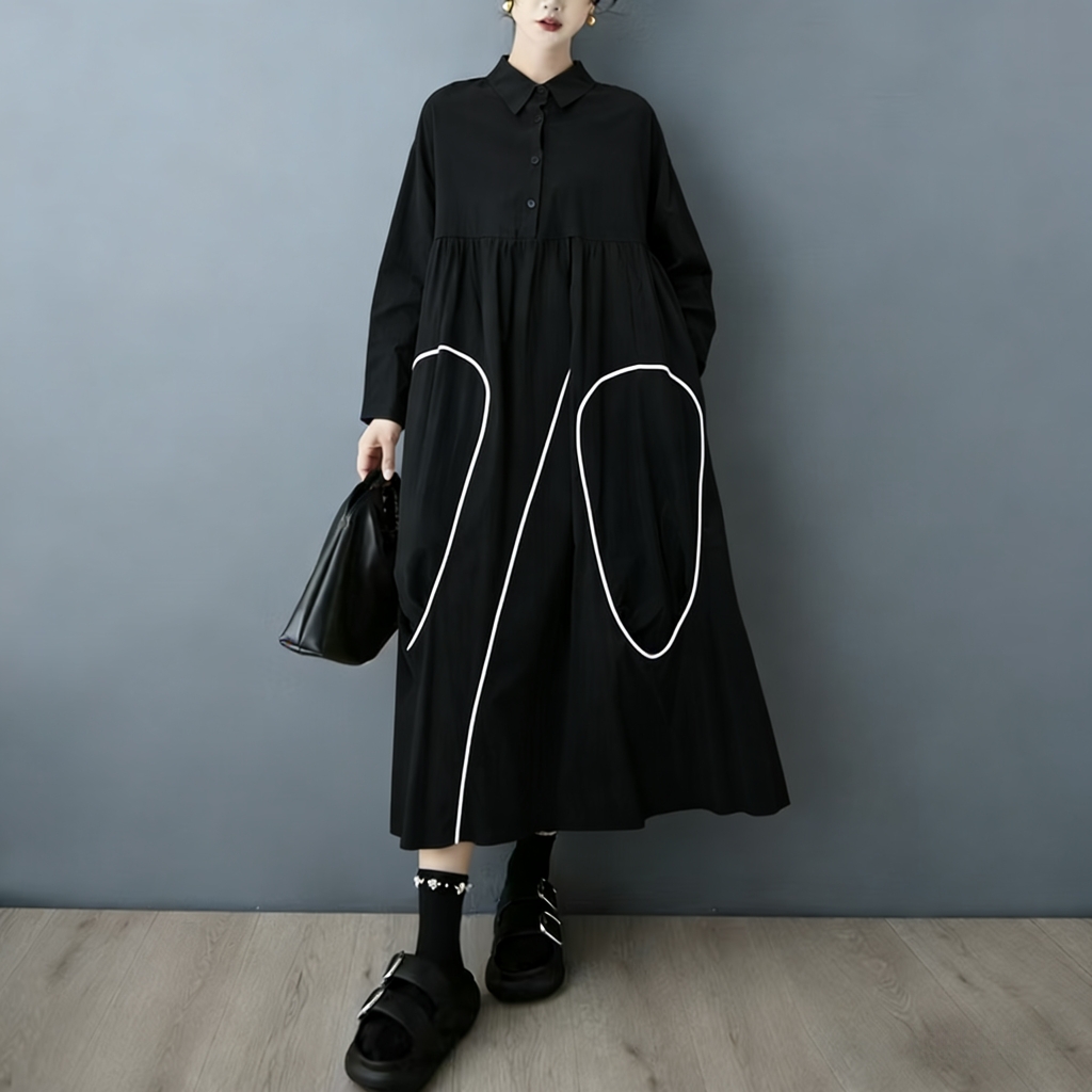 SuperAen, nouvelle collection  - Korean Style A Line Shirt Dress avis et prix