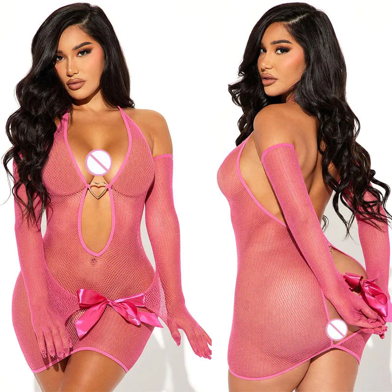 Robe courte moulante et élégan - Sexy Mesh Sheer Bodycon Dress avis et prix