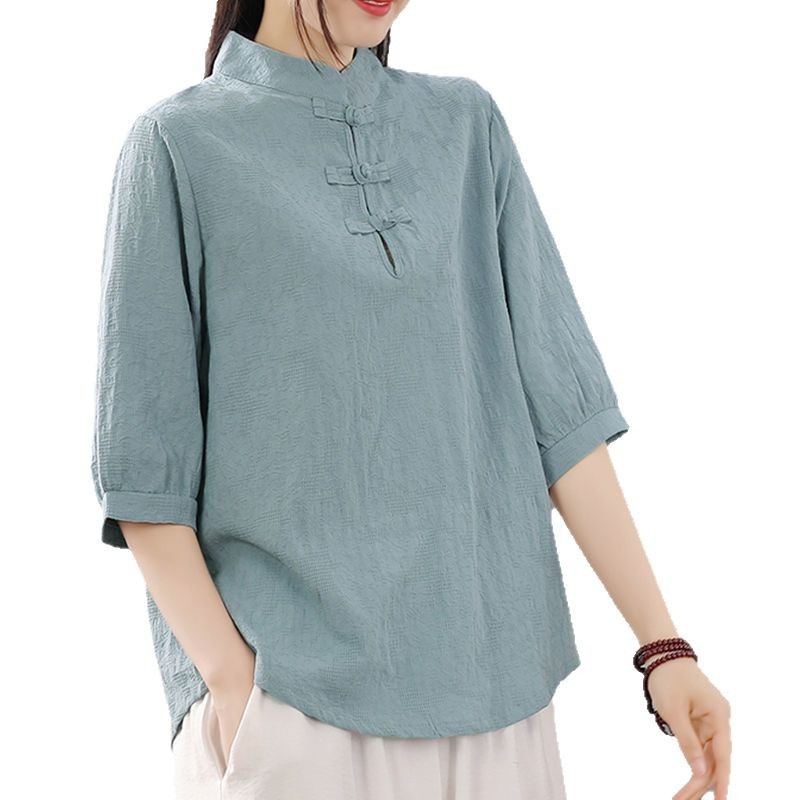 Blouse à col rond, coupe class - Blouses avis et prix