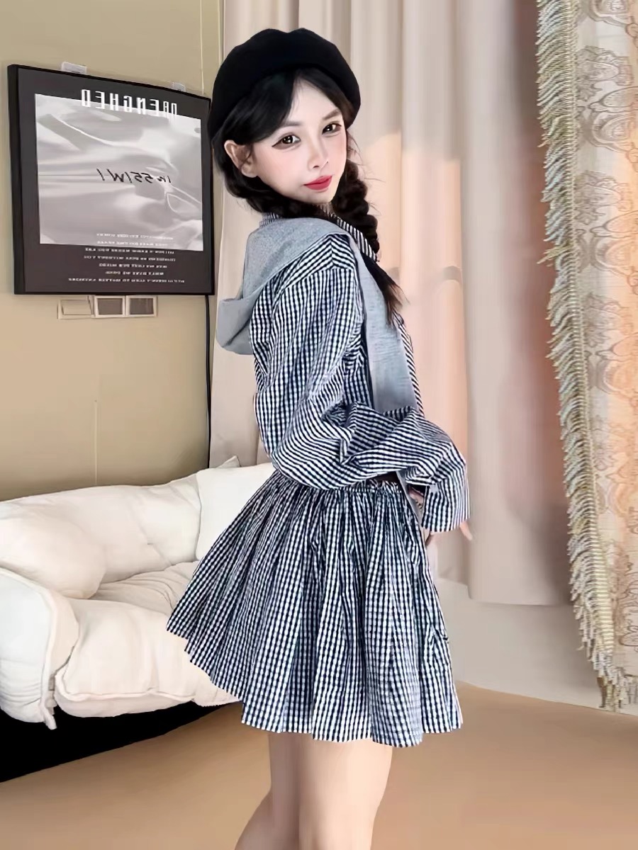 Robe chemise de style coréen p - Korean Style A Line Shirt Dress avis et prix