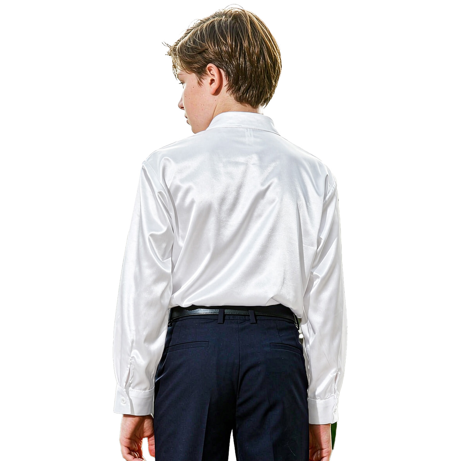 Chemise en satin de style médi - Tops avis et prix
