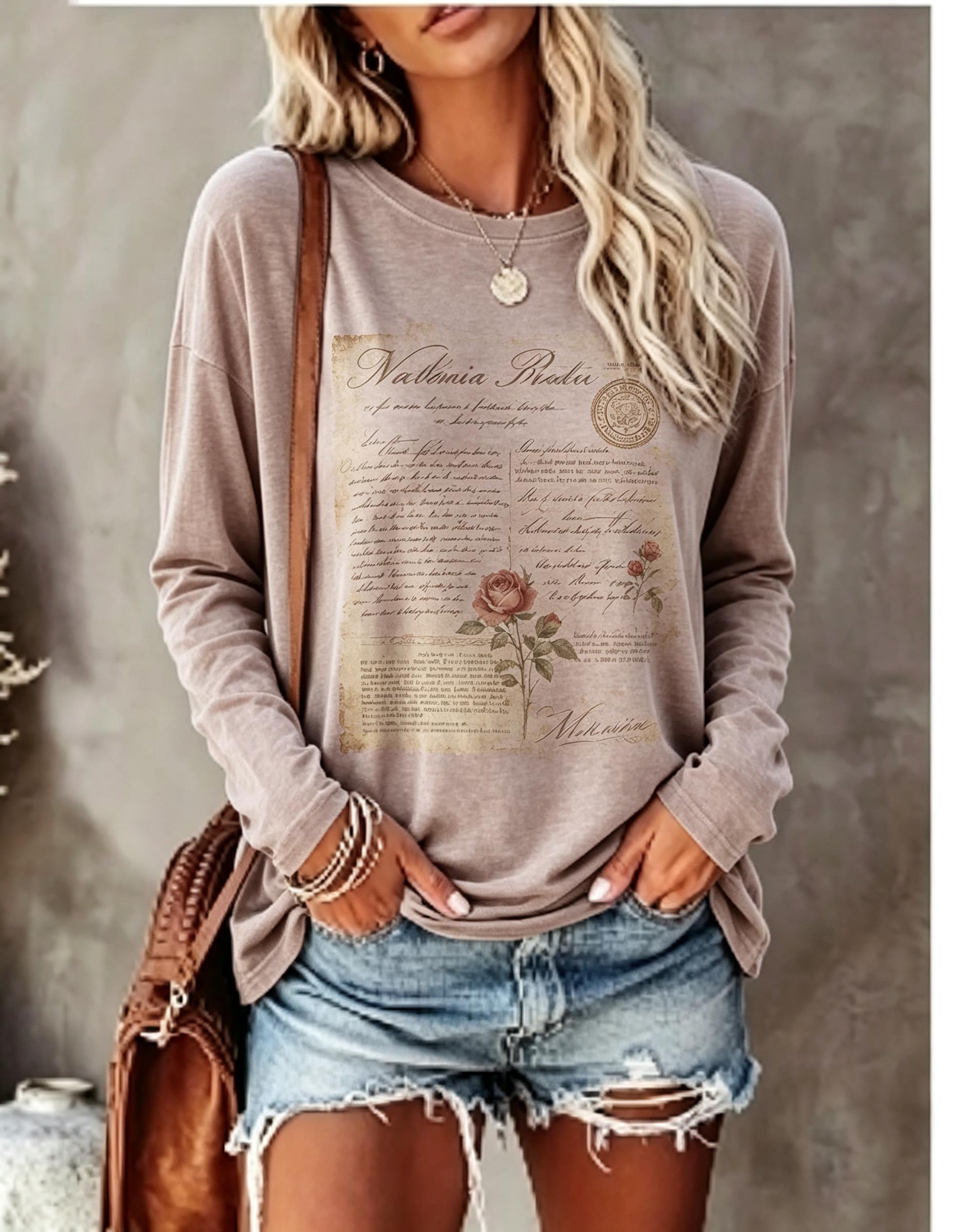 T-shirt à manches longues pour - Blouses avis et prix